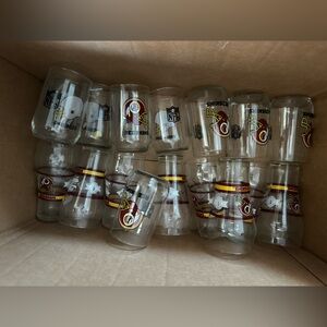 1983 NFL Redskins Super Bowl glass set.